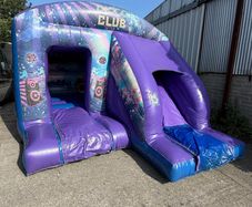 bouncy castle combo slide