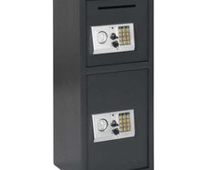 Digital Safe with Lock Dark grey