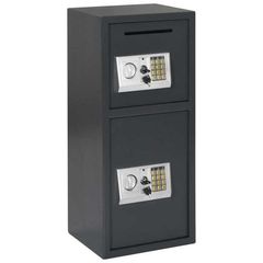 Digital Safe with Lock Dark grey