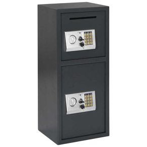 Digital Safe with Lock Dark grey
