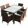 7 Piece Rattan Garden Dining Set Image 2