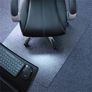 New Low Pile Carpet Straight Rectangular Chair Mat Image 3