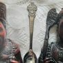 Two Chinese Figurines & free rolex Souvenir Spoon Image 3