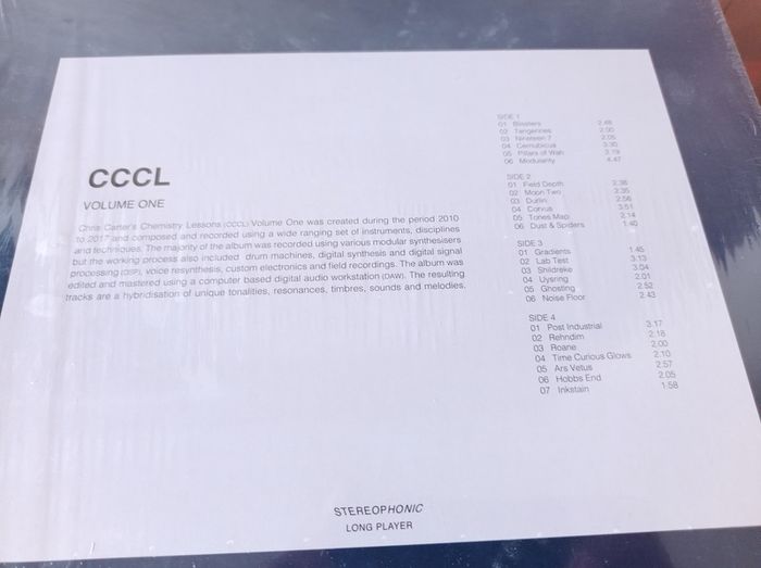 Chris Carter -CCCL Volume One 12" DLP