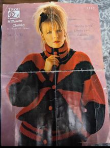 Vintage Tivoli Killowen Chunky knitting pattern