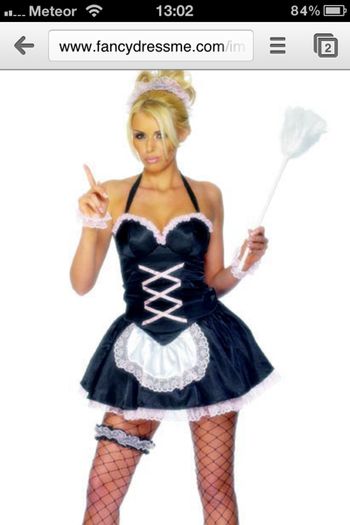 Sexy French maid costume
