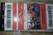 Irish goalkeeper legend packie Bonner signed GAA ticket