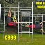 FEBI Zig-Zag Monkey Bars and Climbing Frame - Outdoor monkey bars slide pull up bar gymnastic bars pullup bar chinup bar dip station Image 9