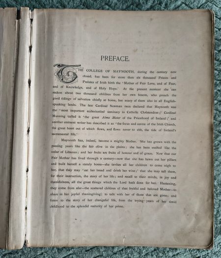 Antique Book - Maynooth College, Its Centenary History 1895