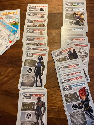 Marvel Avengers Assemble Can Anyone Defeat Ultron top trumps