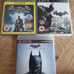 PS3 - 3 Batman Games for PlayStation