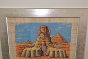 Framed Egyptian papyrus art