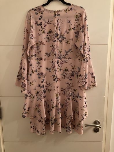 Pink floral dress
