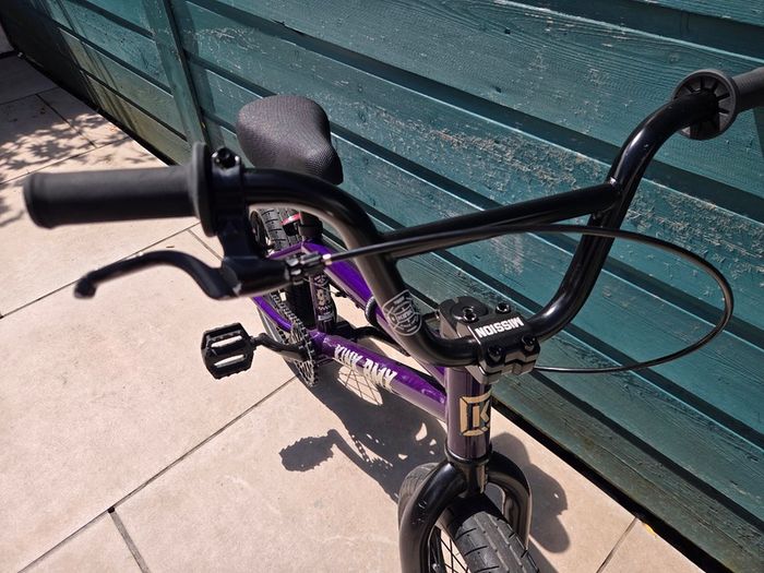 Kink Pump 14" BMX Kids Bike Purple