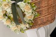 ShabbyChic Vintage Basket and Wreath