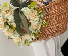 ShabbyChic Vintage Basket and Wreath