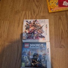 Nintendo 3ds game bundle, ninjago shadow of Ronin, Luigi's mansion 2 and project X zone