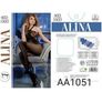 Women's patterned microfiber tights Image 2