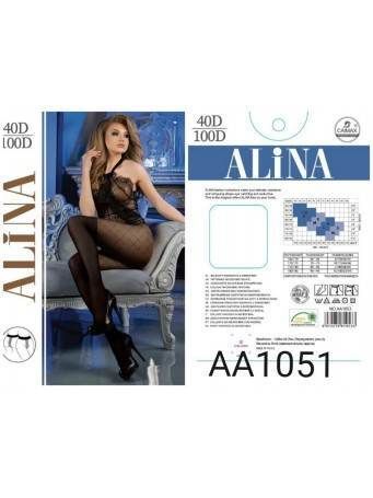 Women's patterned microfiber tights