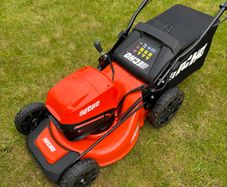 Echo Electric Lawnmower, Grass Trimmer + Batteries