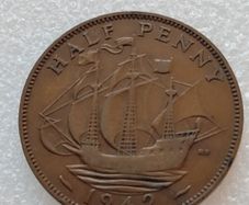 english 1/2 pence