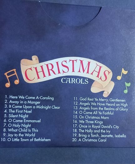 Large Christmas book with CD