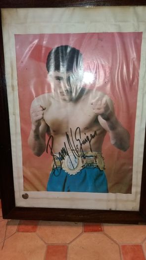 Barry Mcguigan Signed Photograph