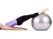 75 Cm Gym Yoga Ball Exercise Swiss Fitness Pregnancy Birthing Anti Burst + Pump