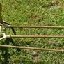Antique Solid Brass Fireplace Set Image 2