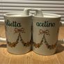 Set of Ceramic Ancienne Porcelaine Oil and Vinegar Dispensers Image 3