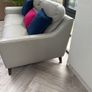 Italian leather 3 seater couch Image 3