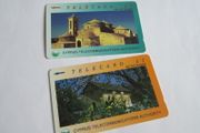 Vintage Retro Blue &amp; Orange Cyprus Callcards