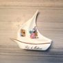 Rdo de Mallorca Ceramic Sail Boat ornament Image 2