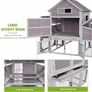 Large Chicken Coop 6 8 Birds Outdoor Waterproof Chicken Shack Image 7