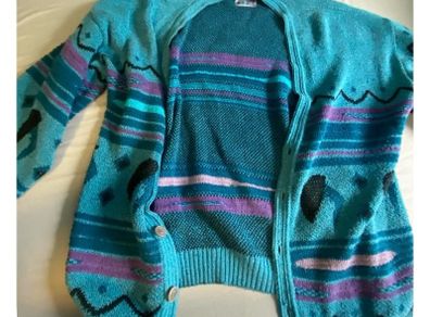 Vintage retro cardigan Luomo cool Italian style