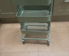 Raskog IKEA - 3 tier steel  trolley - as new