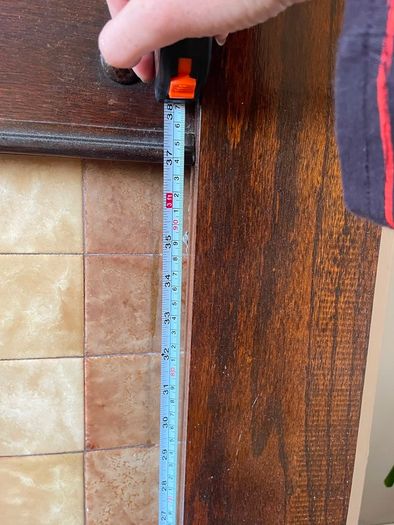 Solid oak fireplace surround