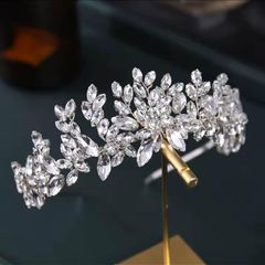 Wedding Bridal Headband, Rhinestone Crystal Tiara, Brides Wedding Tiara