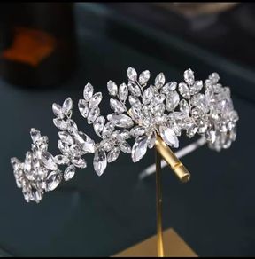 Wedding Bridal Headband, Rhinestone Crystal Tiara, Brides Wedding Tiara