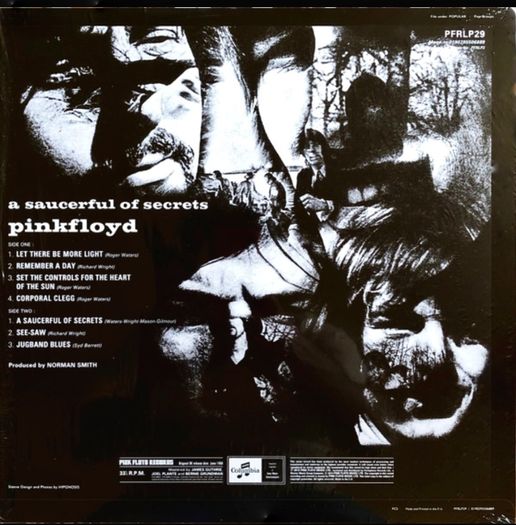 Pink Floyd - A Saucerful Of Secrets Record Store Day Limited Edition Reissue Vinyl LP