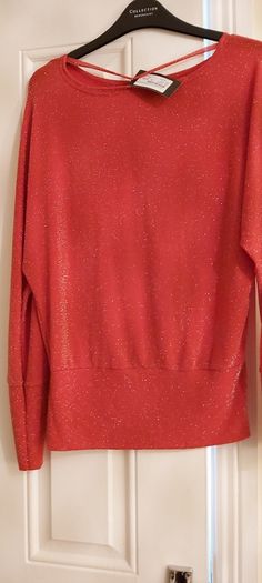 Ladies red dressy  top