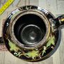 Antique Black-Glazed Ceramic Teapot, likely in the style of Victorian Jackfield-ware 19th-to-20th-century Postage Available or Collection Image 4