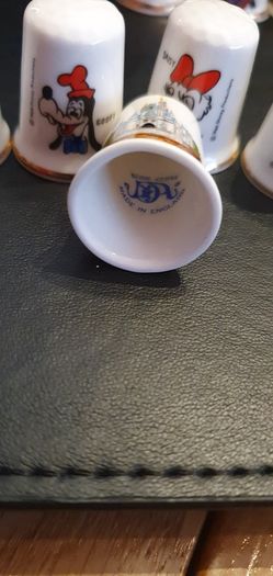 Disney Themed Bone China Thimble Collection