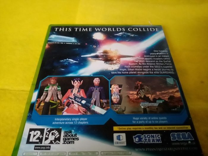 Phantasy Star Universe Xbox 360 Games Original