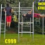FEBI Zig-Zag Monkey Bars and Climbing Frame - Outdoor monkey bars slide pull up bar gymnastic bars pullup bar chinup bar dip station Image 8