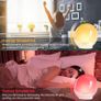 Alarm Clocks, Wake Up Light with Sunrise/Sunset Simulation Dual Alarms Bedside Night Lamp Snooze Function FM Radio 7 Natural Sound 11 Colorful Atmosphere Lamp Image 5