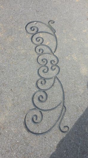 Iron railing
