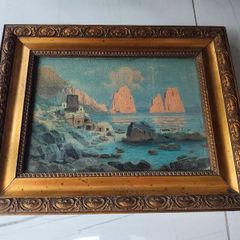 Framed print of Capri, Faraglioni rocks
