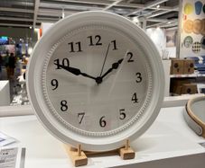 Ikea Clock Sondrum In White