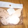 Hollow Butterfly Cup Cards/ Decoration Wine Glass x 5Pkts Image 2